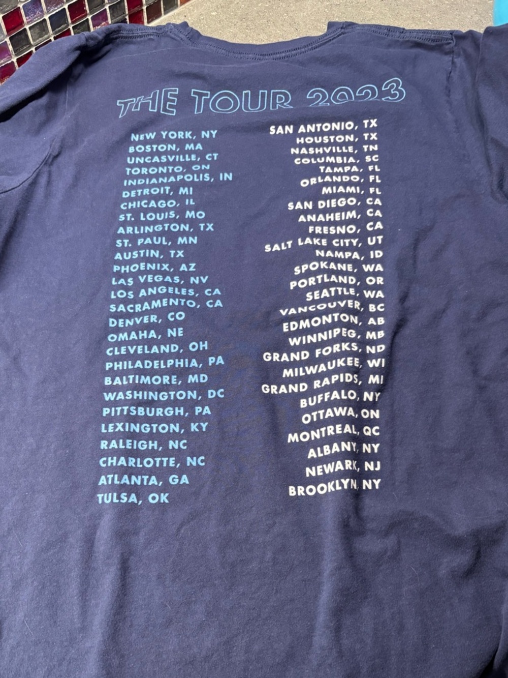 Jonas Brothers Concert Tee in L